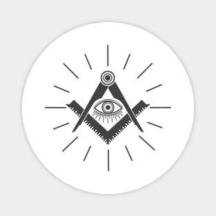 Masonic symbol Magnet